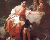 Pastoral Scene - 乔瓦尼·巴蒂斯塔·皮亚泽塔